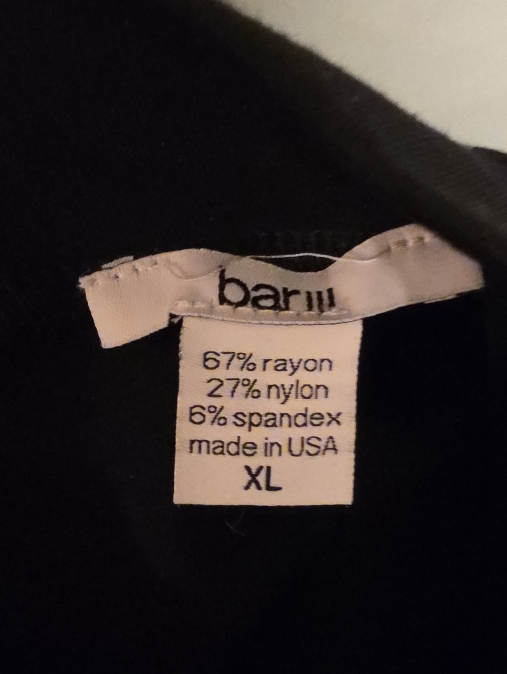 Bar III Black Short Sleeve Kids Tee